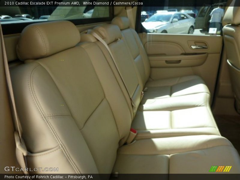 White Diamond / Cashmere/Cocoa 2010 Cadillac Escalade EXT Premium AWD