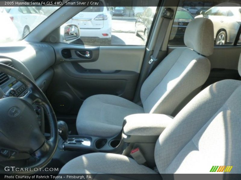 Smart Silver / Gray 2005 Hyundai Santa Fe GLS 4WD