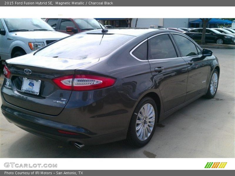 Magnetic Metallic / Charcoal Black 2015 Ford Fusion Hybrid SE