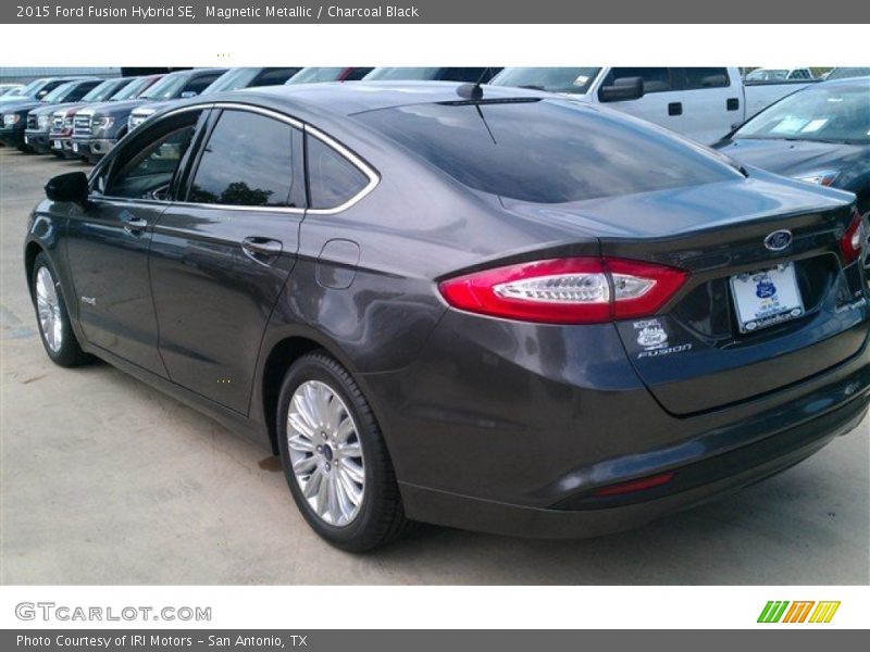 Magnetic Metallic / Charcoal Black 2015 Ford Fusion Hybrid SE