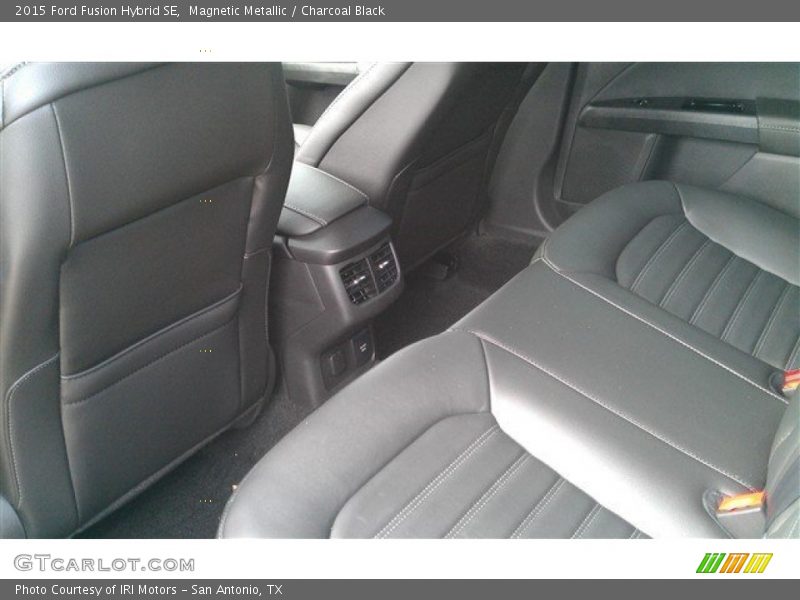 Magnetic Metallic / Charcoal Black 2015 Ford Fusion Hybrid SE