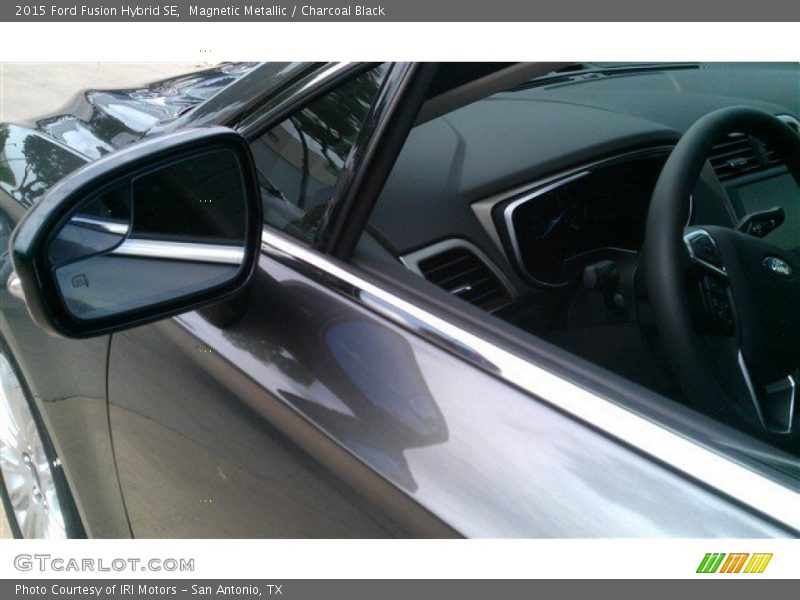 Magnetic Metallic / Charcoal Black 2015 Ford Fusion Hybrid SE