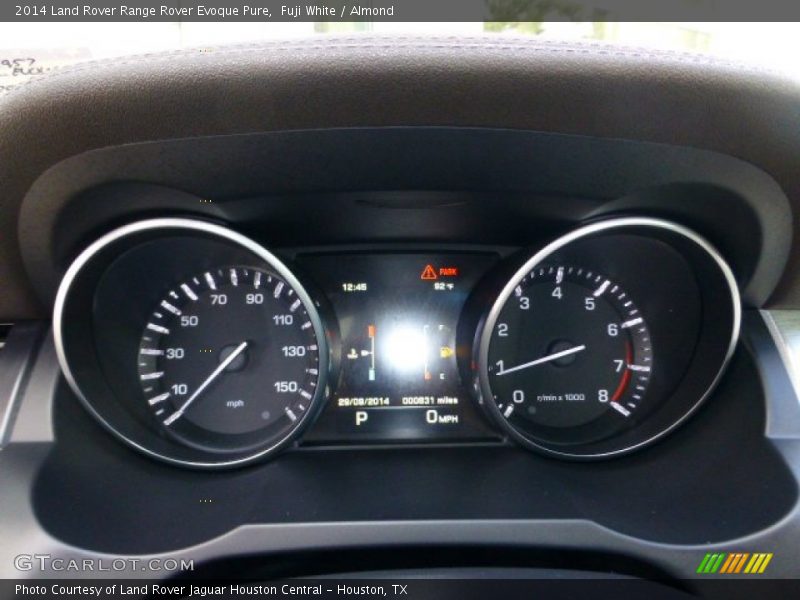  2014 Range Rover Evoque Pure Pure Gauges