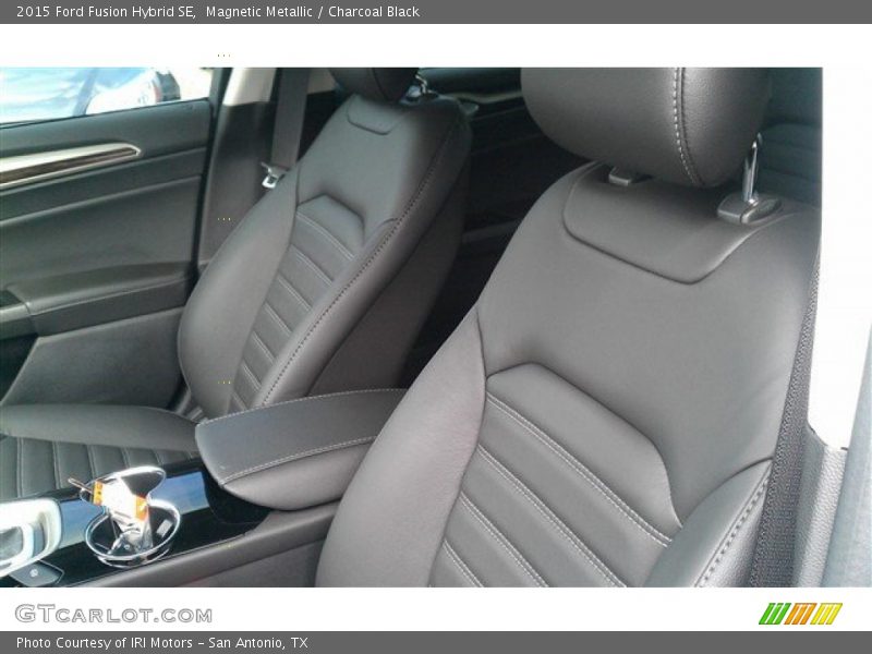 Magnetic Metallic / Charcoal Black 2015 Ford Fusion Hybrid SE