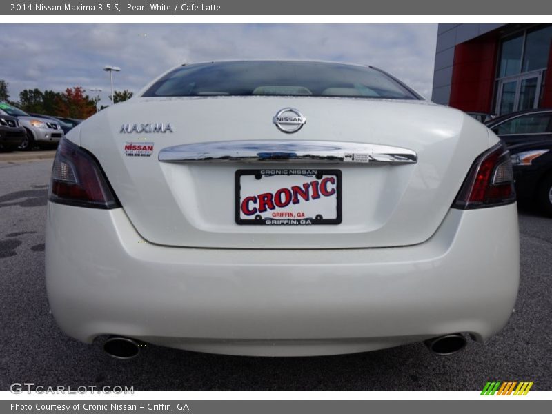 Pearl White / Cafe Latte 2014 Nissan Maxima 3.5 S