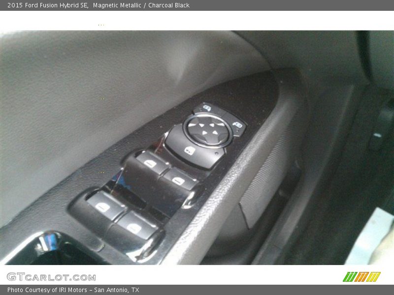 Magnetic Metallic / Charcoal Black 2015 Ford Fusion Hybrid SE