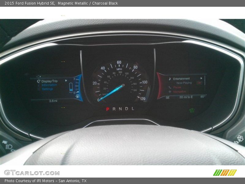 Magnetic Metallic / Charcoal Black 2015 Ford Fusion Hybrid SE