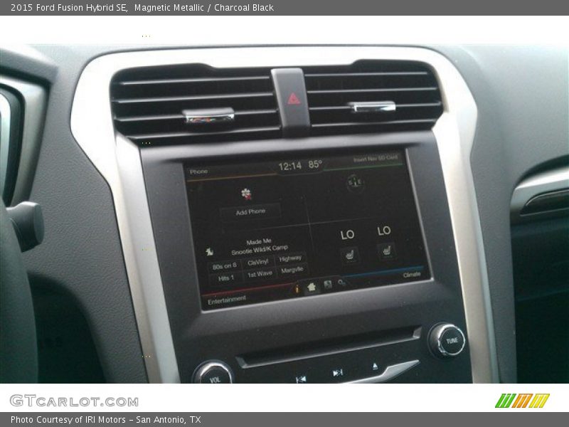 Magnetic Metallic / Charcoal Black 2015 Ford Fusion Hybrid SE