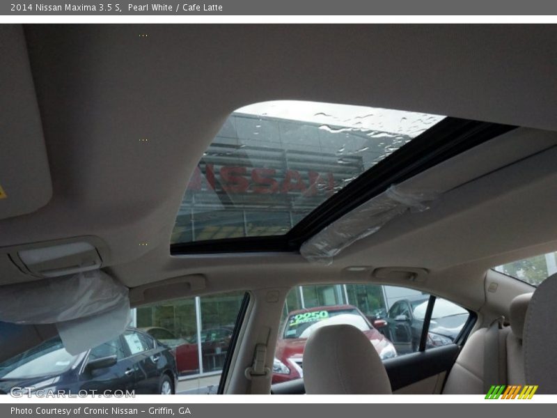 Pearl White / Cafe Latte 2014 Nissan Maxima 3.5 S