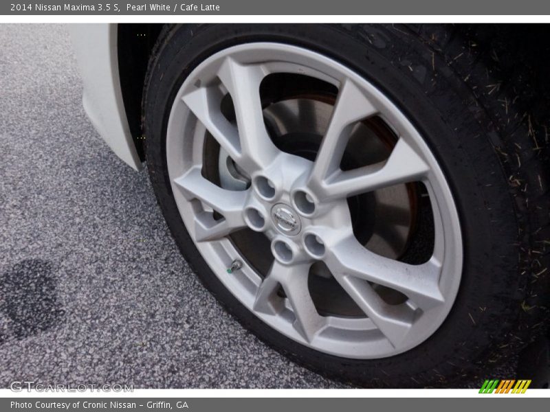 Pearl White / Cafe Latte 2014 Nissan Maxima 3.5 S