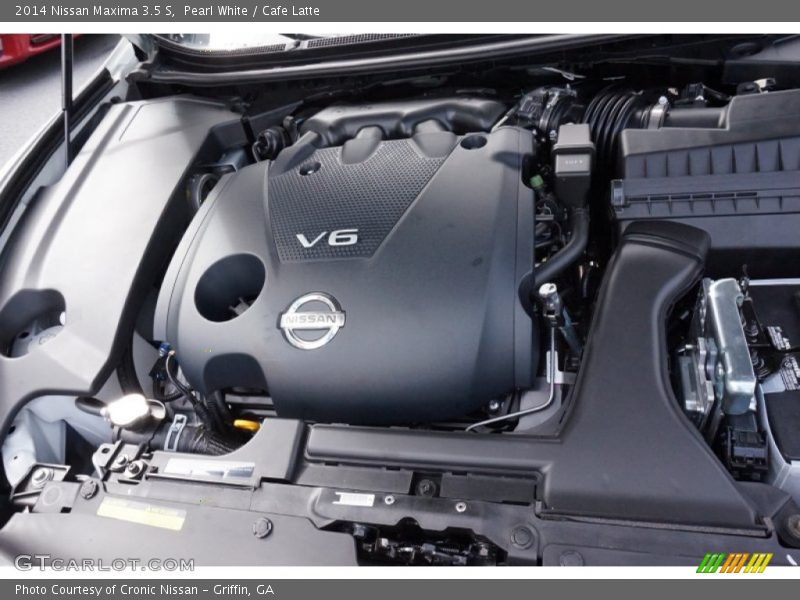 Pearl White / Cafe Latte 2014 Nissan Maxima 3.5 S