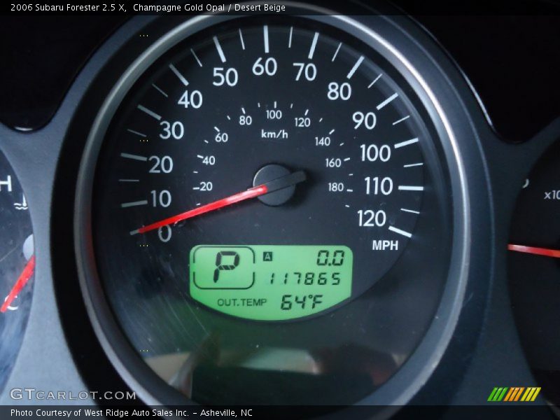 Champagne Gold Opal / Desert Beige 2006 Subaru Forester 2.5 X