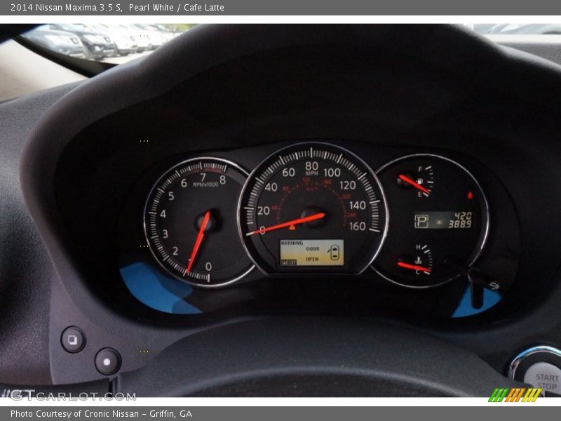 Pearl White / Cafe Latte 2014 Nissan Maxima 3.5 S
