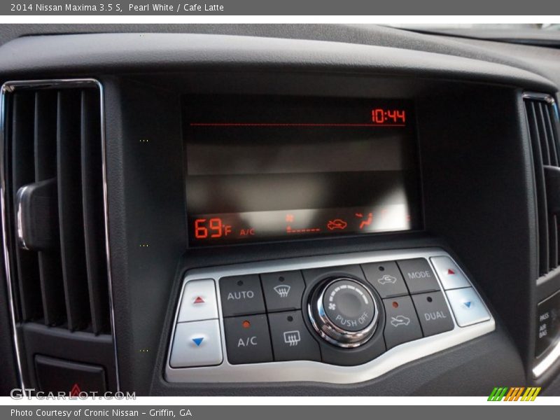 Pearl White / Cafe Latte 2014 Nissan Maxima 3.5 S