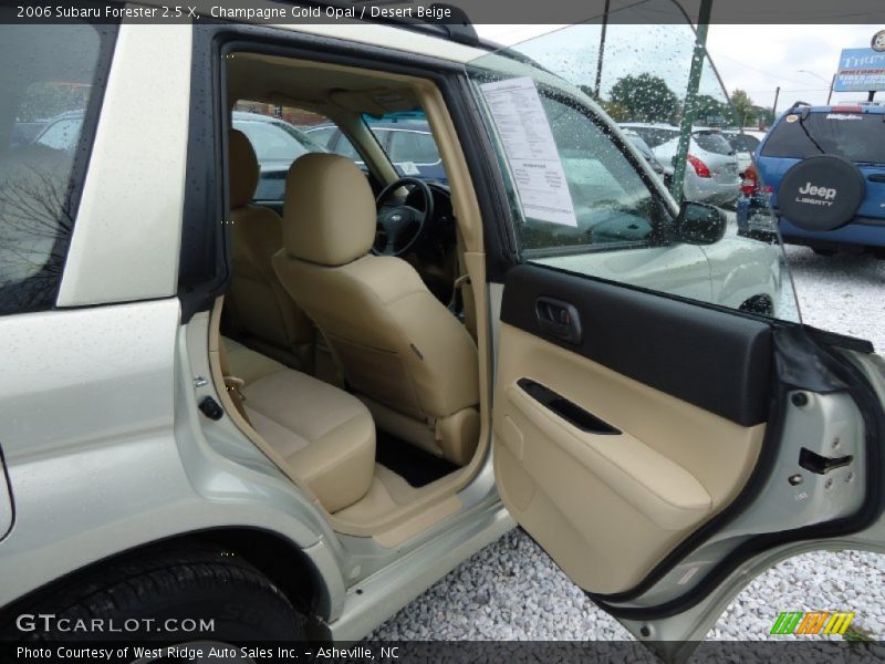 Champagne Gold Opal / Desert Beige 2006 Subaru Forester 2.5 X