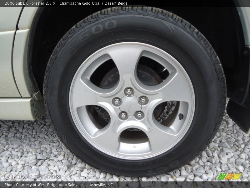 Champagne Gold Opal / Desert Beige 2006 Subaru Forester 2.5 X