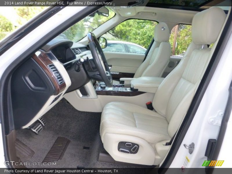  2014 Range Rover HSE Espresso/Ivory Interior