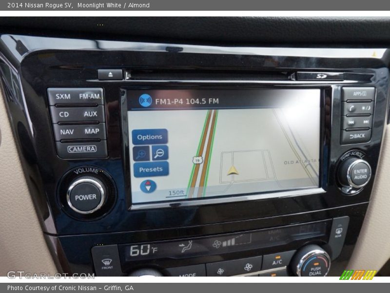 Moonlight White / Almond 2014 Nissan Rogue SV