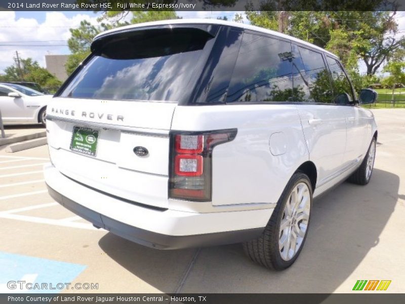Fuji White / Espresso/Ivory 2014 Land Rover Range Rover HSE