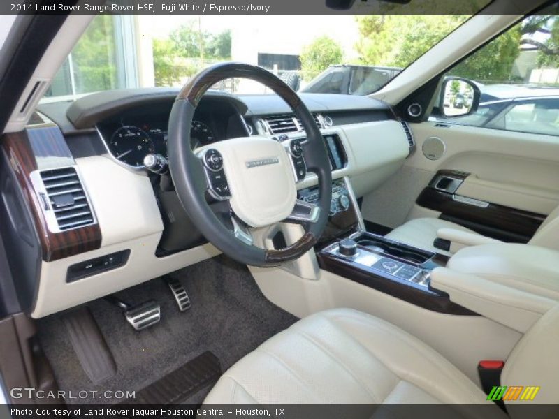 Espresso/Ivory Interior - 2014 Range Rover HSE 