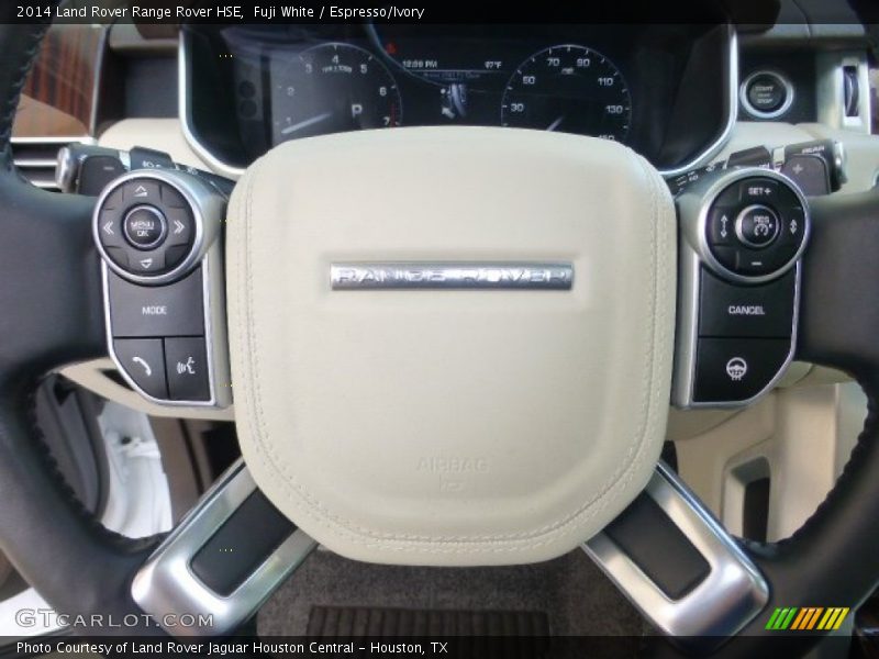 Controls of 2014 Range Rover HSE