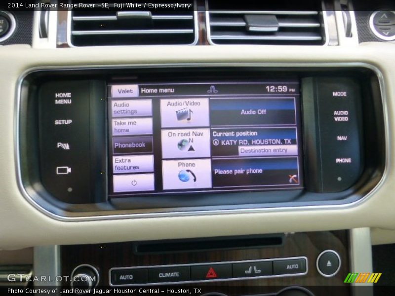 Fuji White / Espresso/Ivory 2014 Land Rover Range Rover HSE
