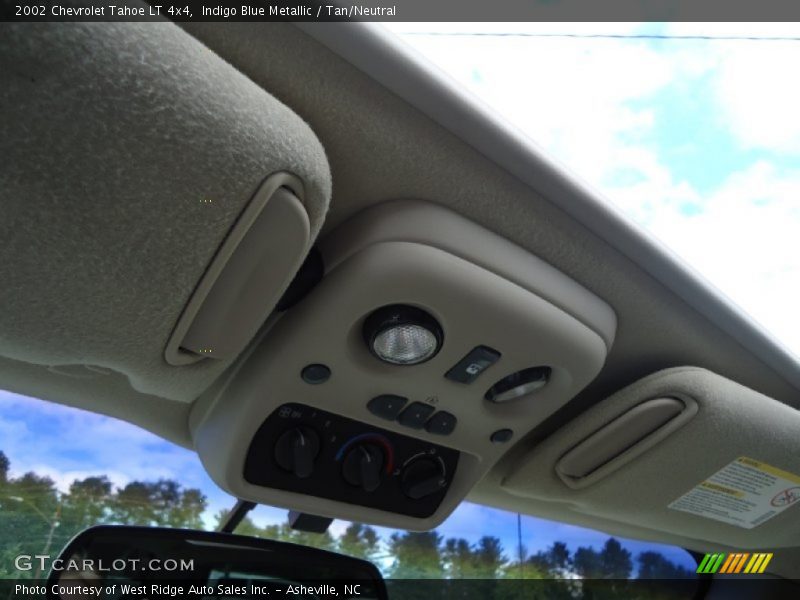 Indigo Blue Metallic / Tan/Neutral 2002 Chevrolet Tahoe LT 4x4