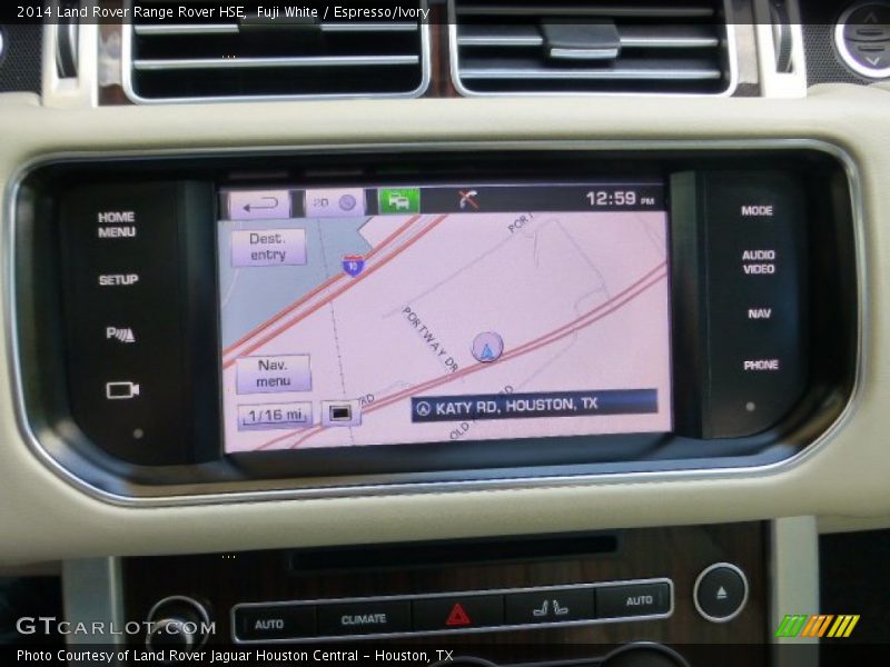 Fuji White / Espresso/Ivory 2014 Land Rover Range Rover HSE