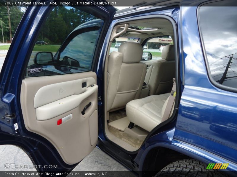 Indigo Blue Metallic / Tan/Neutral 2002 Chevrolet Tahoe LT 4x4