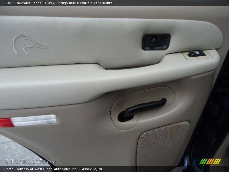 Indigo Blue Metallic / Tan/Neutral 2002 Chevrolet Tahoe LT 4x4