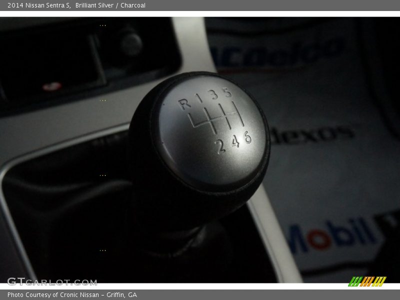 Brilliant Silver / Charcoal 2014 Nissan Sentra S