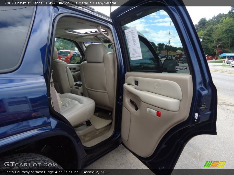 Indigo Blue Metallic / Tan/Neutral 2002 Chevrolet Tahoe LT 4x4