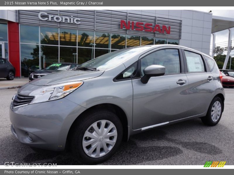 Magnetic Gray / Charcoal 2015 Nissan Versa Note S Plus