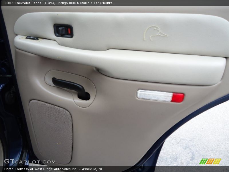 Indigo Blue Metallic / Tan/Neutral 2002 Chevrolet Tahoe LT 4x4