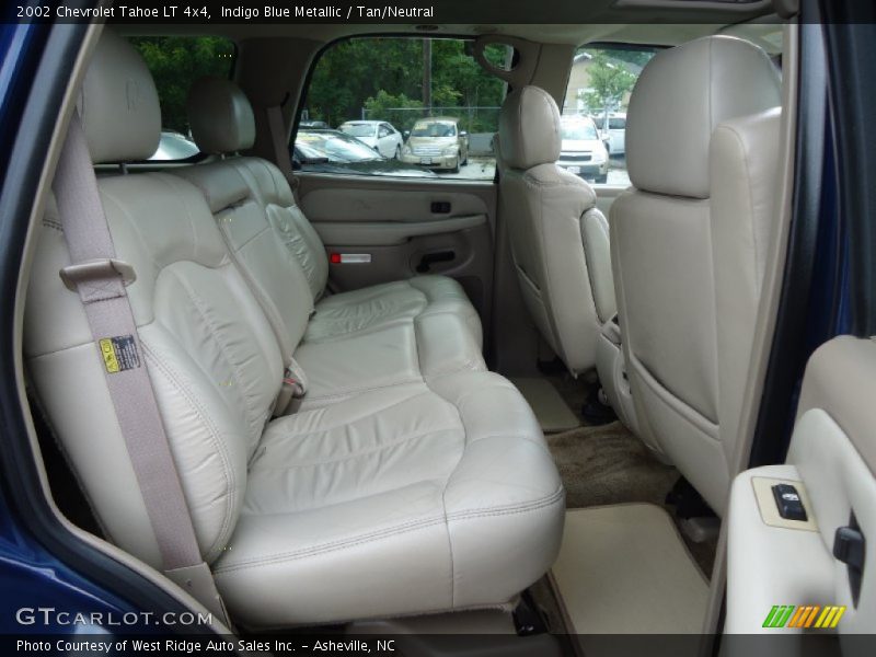 Indigo Blue Metallic / Tan/Neutral 2002 Chevrolet Tahoe LT 4x4