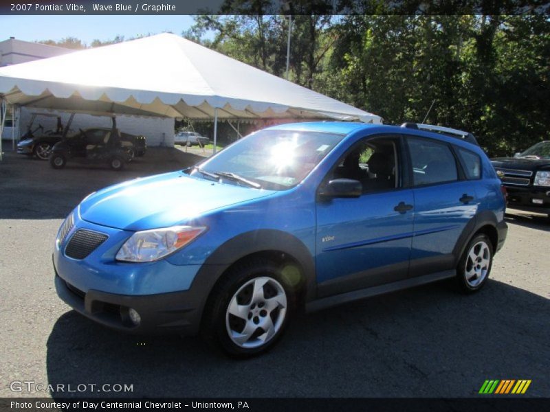 Wave Blue / Graphite 2007 Pontiac Vibe