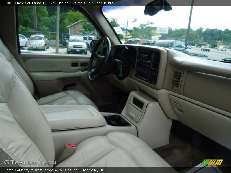 Indigo Blue Metallic / Tan/Neutral 2002 Chevrolet Tahoe LT 4x4
