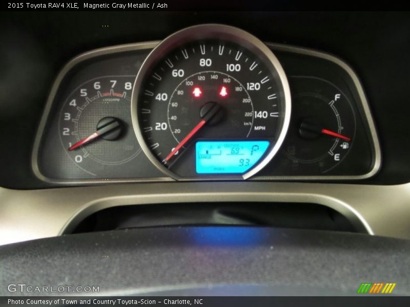 Magnetic Gray Metallic / Ash 2015 Toyota RAV4 XLE