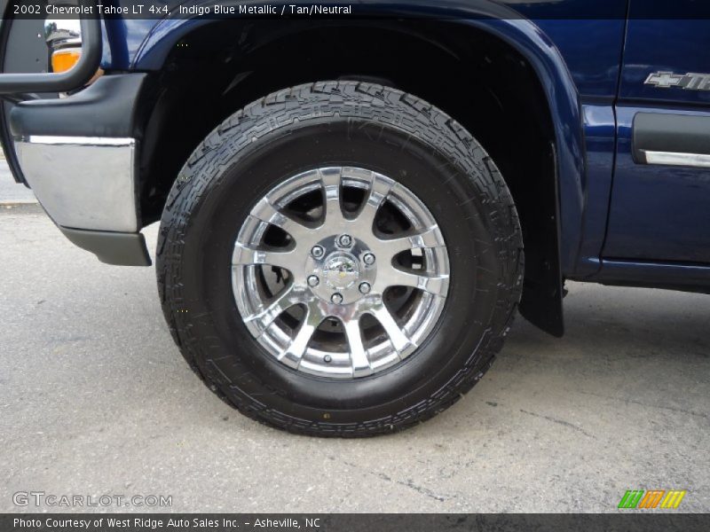 Indigo Blue Metallic / Tan/Neutral 2002 Chevrolet Tahoe LT 4x4