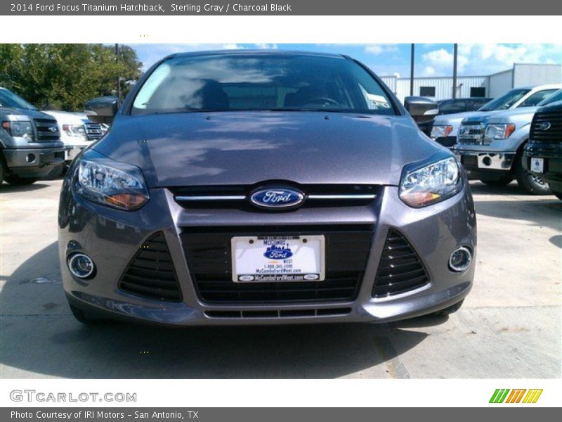 Sterling Gray / Charcoal Black 2014 Ford Focus Titanium Hatchback