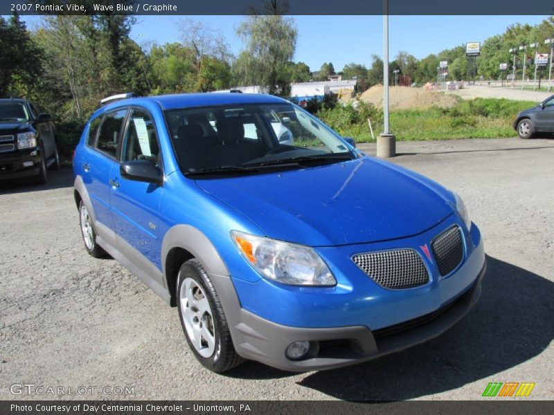 Wave Blue / Graphite 2007 Pontiac Vibe