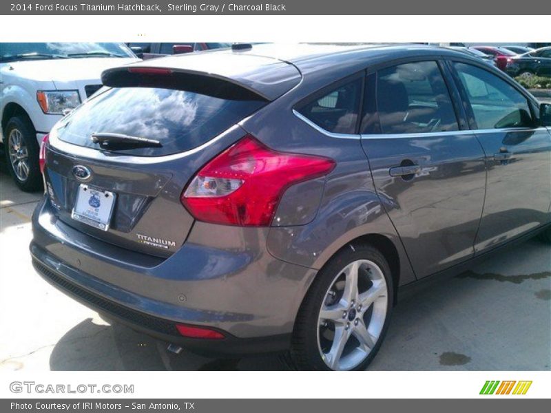 Sterling Gray / Charcoal Black 2014 Ford Focus Titanium Hatchback