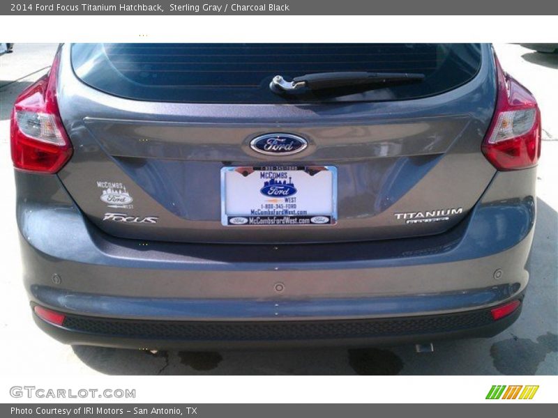 Sterling Gray / Charcoal Black 2014 Ford Focus Titanium Hatchback