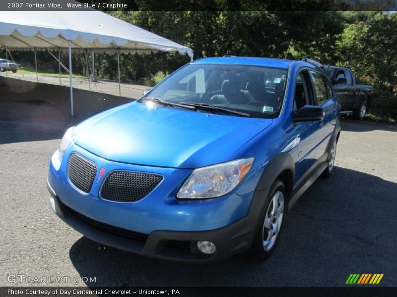 Wave Blue / Graphite 2007 Pontiac Vibe