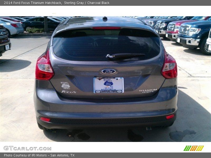Sterling Gray / Charcoal Black 2014 Ford Focus Titanium Hatchback