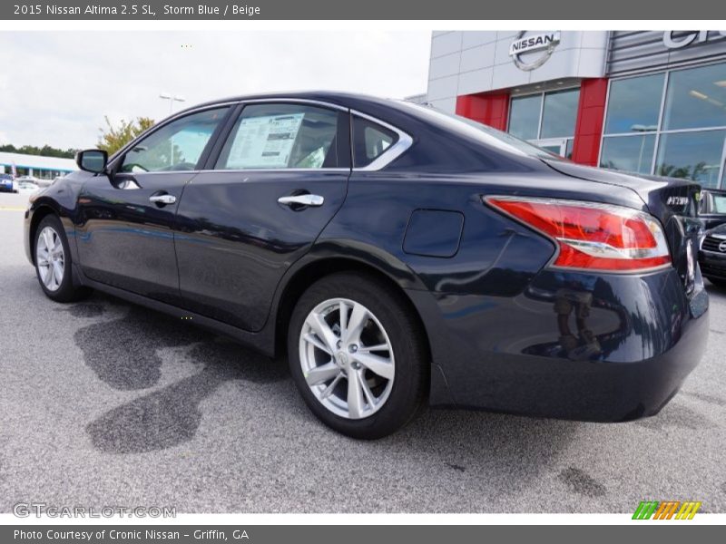 Storm Blue / Beige 2015 Nissan Altima 2.5 SL
