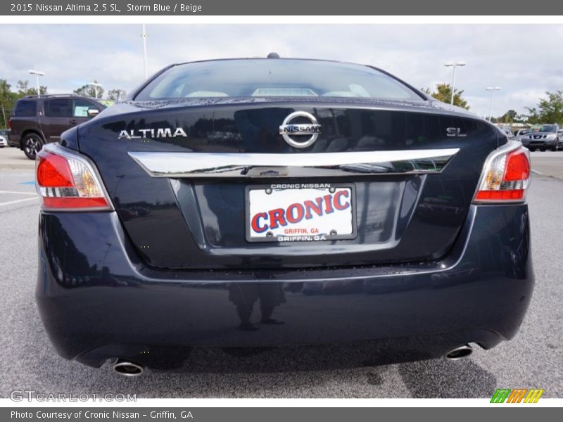 Storm Blue / Beige 2015 Nissan Altima 2.5 SL