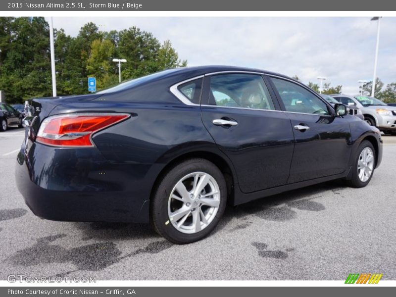 Storm Blue / Beige 2015 Nissan Altima 2.5 SL