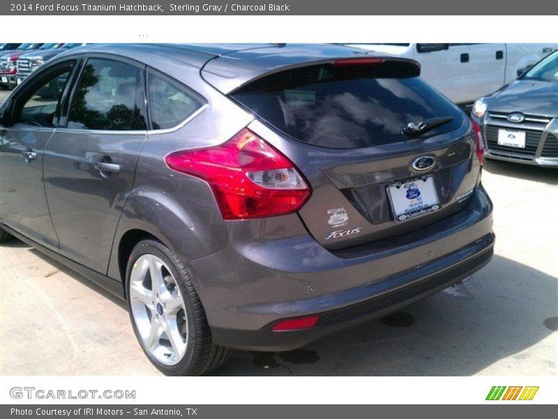 Sterling Gray / Charcoal Black 2014 Ford Focus Titanium Hatchback