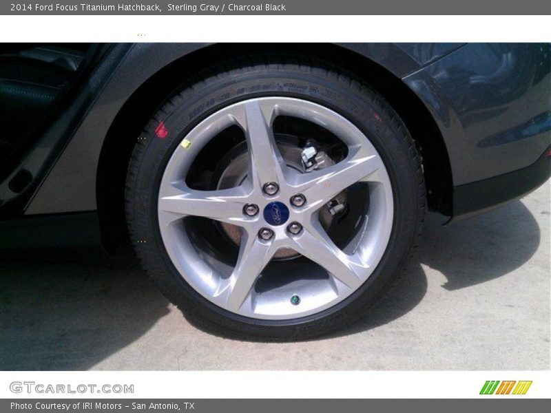 Sterling Gray / Charcoal Black 2014 Ford Focus Titanium Hatchback